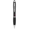 Penna a sfera con stylus e impugnatura nera Nash (inchiostro nero) - cod. P106392