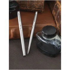 Penna Waterman con inchiostro blu