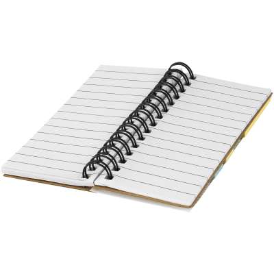 Blocco note a spirale con foglietti adesivi colorati Spinner - cod. P106736