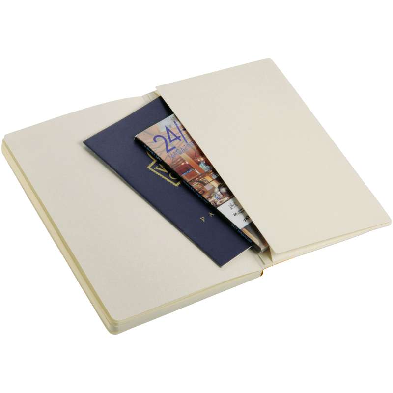 Blocco note da personalizzare con copertina morbida f.to A5 e pagine a righe - cod. P106830