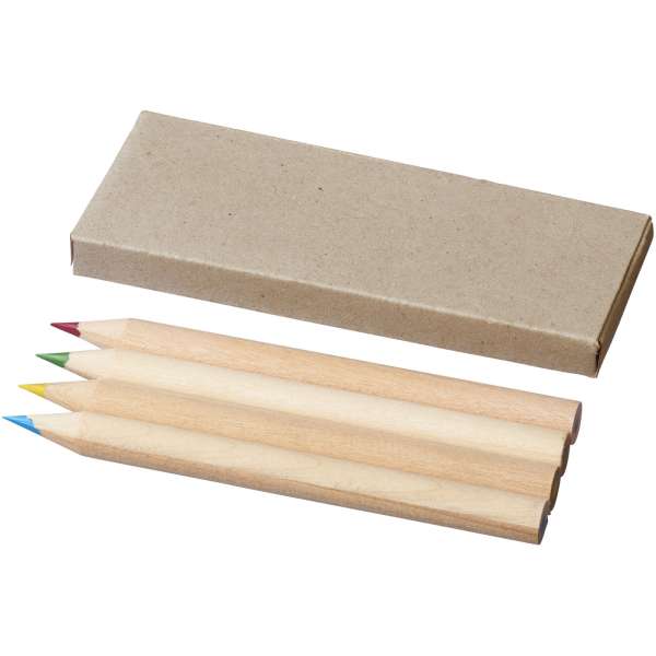 Set di 4 pastelli per colorare/disegnare Tullik - cod. P107066