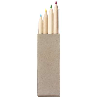 Set di 4 pastelli per colorare/disegnare Tullik - cod. P107066