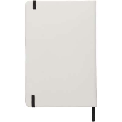 Blocco note bianco formato A5 con elastico colorato Spectrum - cod. P107135