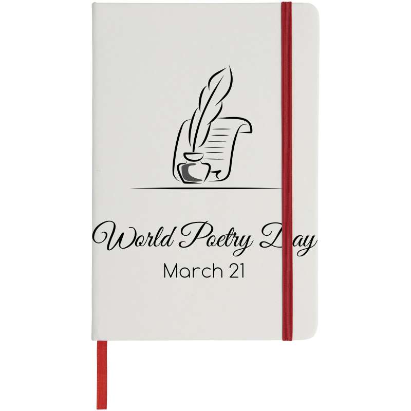 Blocco note bianco formato A5 da personalizzare - cod. P107135
