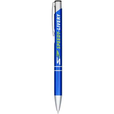 Penna a sfera anodizzata Moneta (inchiostro blu) - cod. P107163