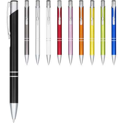 Penna a sfera anodizzata Moneta (inchiostro blu) - cod. P107163
