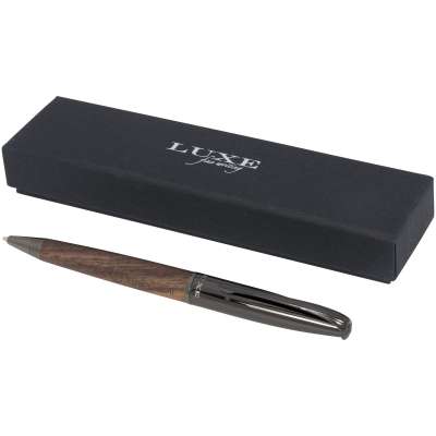 Penna a sfera con serbatoio in legno Loure (inchiostro nero) - cod. P107291