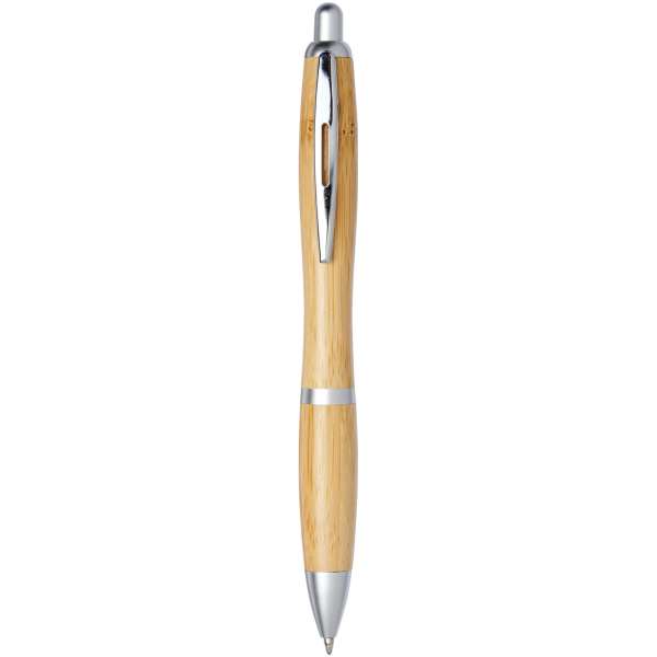 Penna a sfera in bambù Nash (inchiostro blu) - cod. P107378