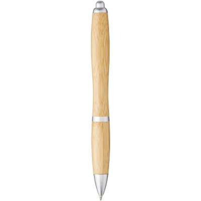 Penna a sfera in bambù Nash (inchiostro blu) - cod. P107378