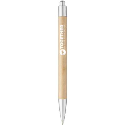 Penna a sfera in carta riciclata Tiflet (inchiostro nero) - cod. P107394