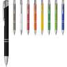 Penna a sfera a scatto Moneta soft touch (inchiostro nero) - cod. P107437