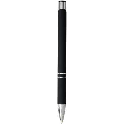 Penna a sfera a scatto Moneta soft touch (inchiostro nero) - cod. P107437 Penna a sfera a scatto Moneta soft touch (inchiostro nero) - cod. P107437