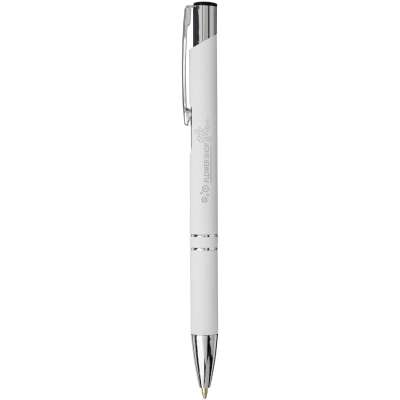 Penna a sfera a scatto Moneta soft touch (inchiostro nero) - cod. P107437 Penna a sfera a scatto Moneta soft touch (inchiostro nero) - cod. P107437
