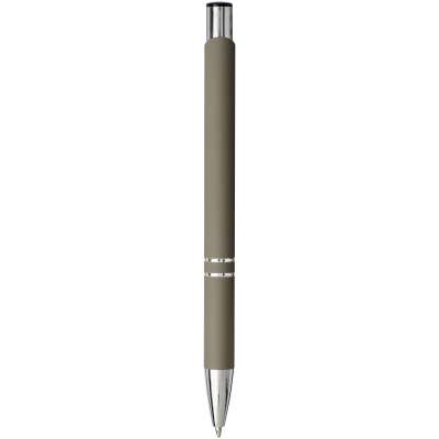 Penna a sfera a scatto Moneta soft touch (inchiostro nero) - cod. P107437 Penna a sfera a scatto Moneta soft touch (inchiostro nero) - cod. P107437