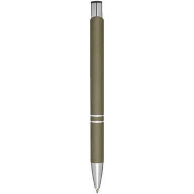 Penna a sfera a scatto Moneta soft touch (inchiostro nero) - cod. P107437 Penna a sfera a scatto Moneta soft touch (inchiostro nero) - cod. P107437