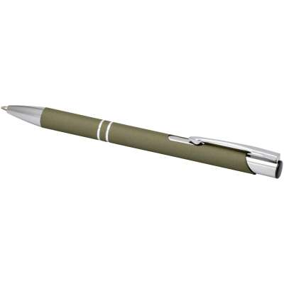 Penna a sfera a scatto Moneta soft touch (inchiostro nero) - cod. P107437 Penna a sfera a scatto Moneta soft touch (inchiostro nero) - cod. P107437