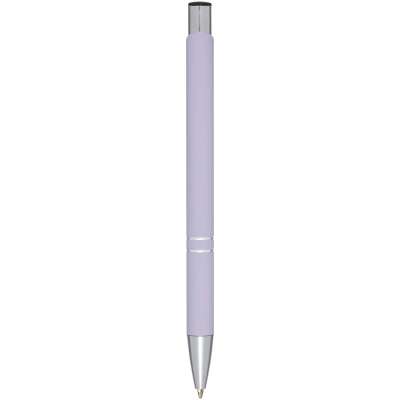 Penna a sfera a scatto Moneta soft touch (inchiostro nero) - cod. P107437 Penna a sfera a scatto Moneta soft touch (inchiostro nero) - cod. P107437