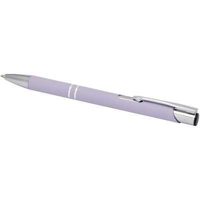 Penna a sfera a scatto Moneta soft touch (inchiostro nero) - cod. P107437 Penna a sfera a scatto Moneta soft touch (inchiostro nero) - cod. P107437