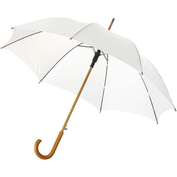 Ombrello Kyle da 23'' con apertura automatica, manico e asta in legno - cod. P109048