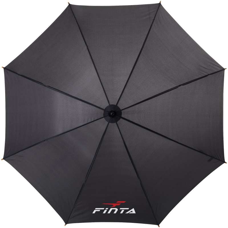 Ombrello Jova da 23" con manico e asta in legno - cod. P109068