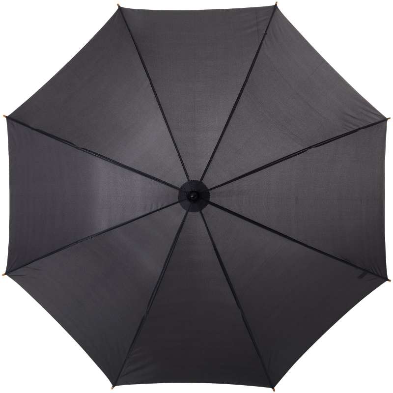 Ombrello Jova da 23" con manico e asta in legno - cod. P109068