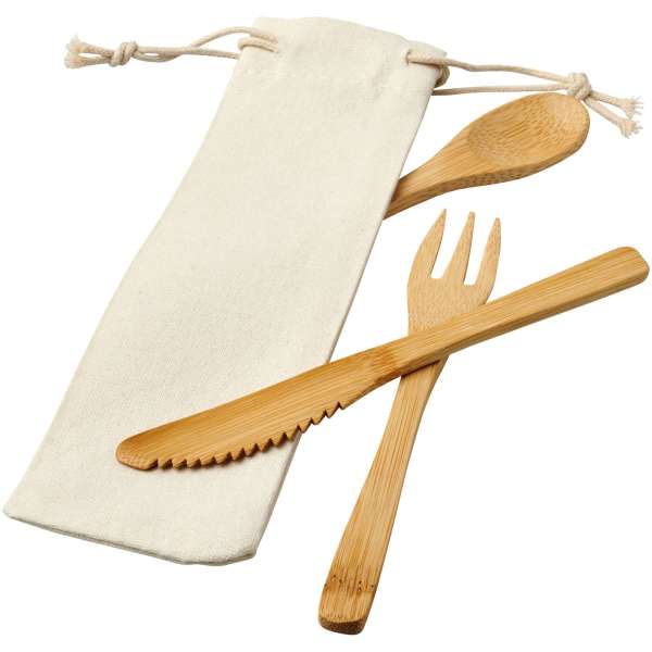 Set di posate Celuk in bambù - cod. P112995