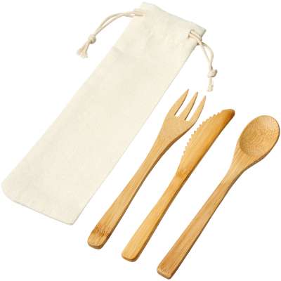 Set di posate Celuk in bambù - cod. P112995