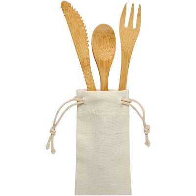 Set di posate Celuk in bambù - cod. P112995