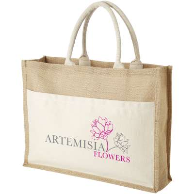 Shopper in juta Mumbay - 18L - cod. P119526