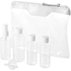 Set di flaconi da viaggio Munich approvato dalle compagnie aeree - cod. P119757