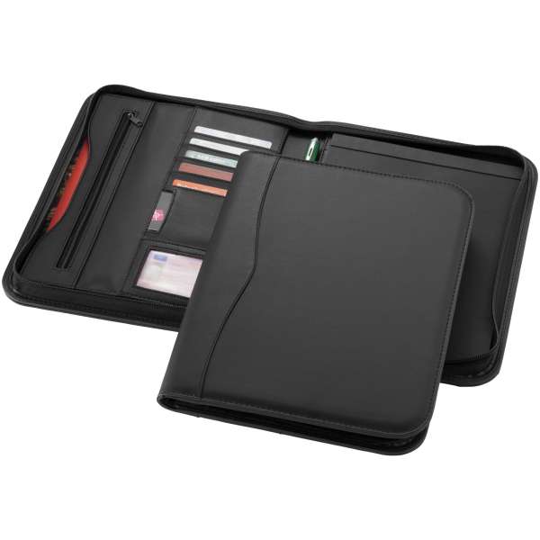 Portadocumenti A4 con cerniera Ebony - cod. P119986
