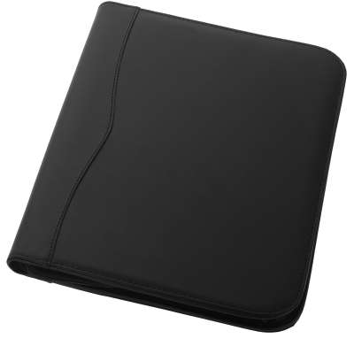 Portadocumenti A4 con cerniera Ebony - cod. P119986
