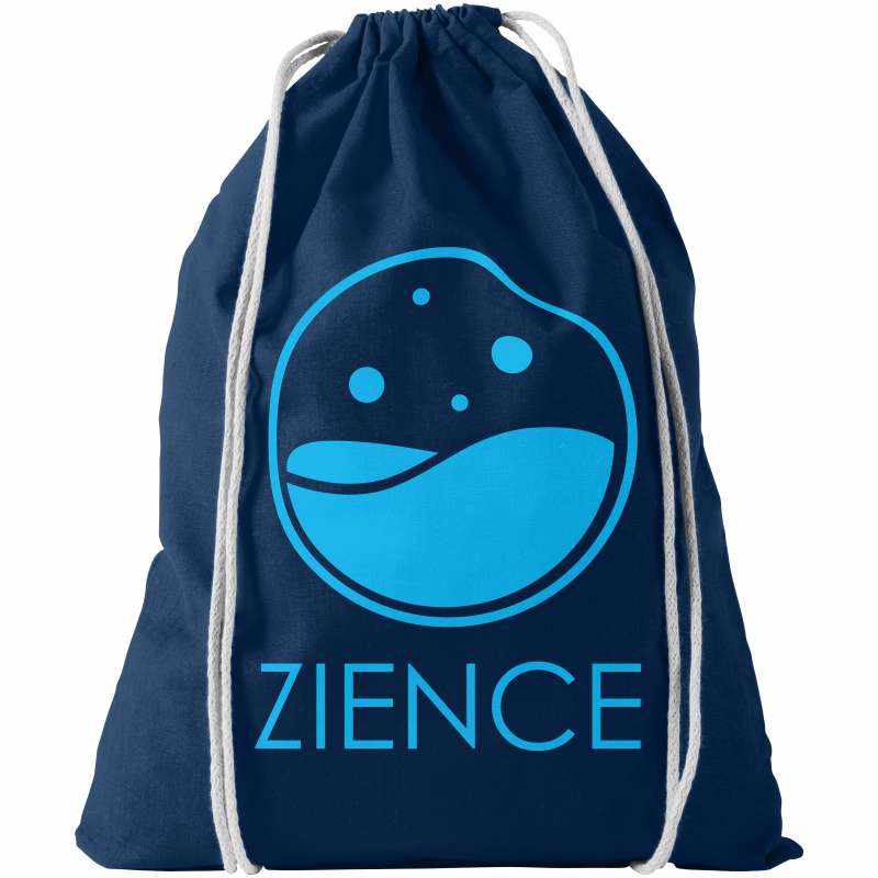 Sacca in cotone con logo e scritte f.to 33x44 cm. - cod. P120113