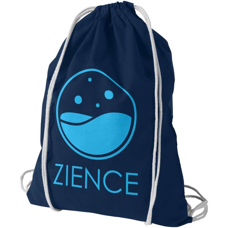 Sacca in cotone con logo e scritte f.to 33x44 cm. - cod. P120113