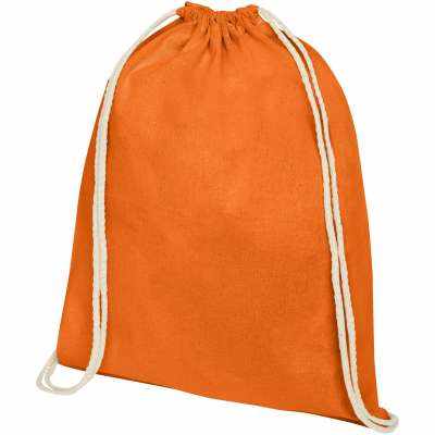 Sacca in cotone 100 g/m² con coulisse Oregon - 5L - cod. P120113