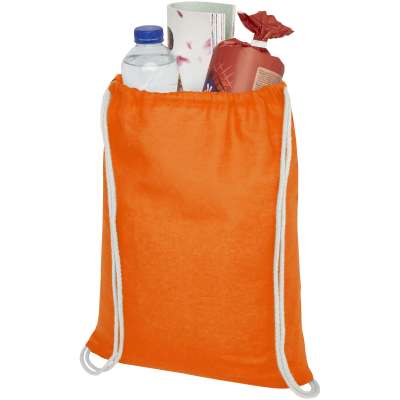 Sacca in cotone 100 g/m² con coulisse Oregon - 5L - cod. P120113