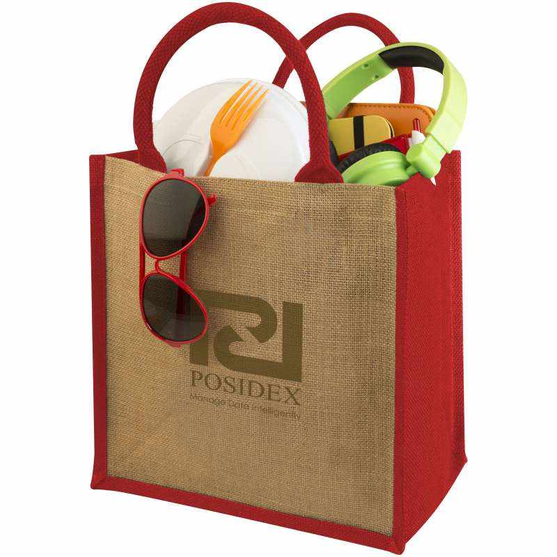 Shopper in Juta promozionali f.to 30x30x19 cm. - cod. P120134