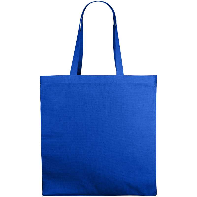 Shopper in cotone f.to 38x41x8,5 cm. con logo stampato - cod. P120135