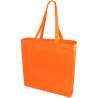 Shopper in cotone f.to 38x41x8,5 cm. con logo stampato - cod. P120135