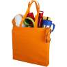 Shopper in cotone f.to 38x41x8,5 cm. con logo stampato - cod. P120135