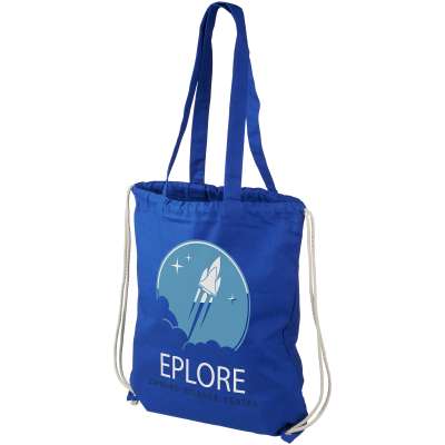 Zaino con cordoncino Eliza in cotone da 240 g/m² - 6L - cod. P120276