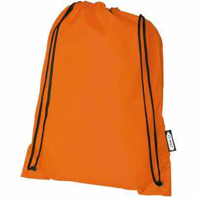 Zaino con cordoncino Oriole in PET riciclato - 5L - cod. P120461