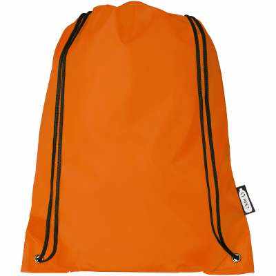 Zaino con cordoncino Oriole in PET riciclato - 5L - cod. P120461