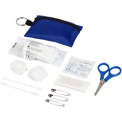 Borsa di pronto soccorso Valdemar da 16 pezzi con portachiavi - cod. P122009