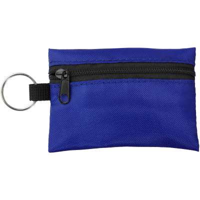 Borsa di pronto soccorso Valdemar da 16 pezzi con portachiavi - cod. P122009
