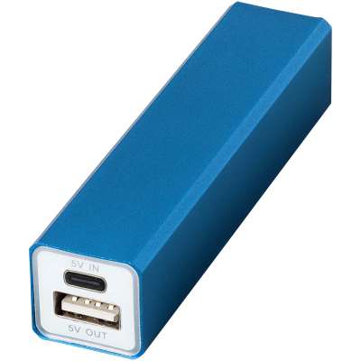 Power bank con scritte promozionali