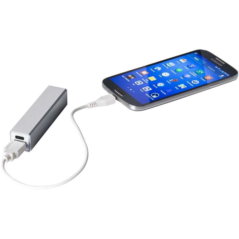 Power bank con scritte promozionali da 2200 mAh - cod. P123492
