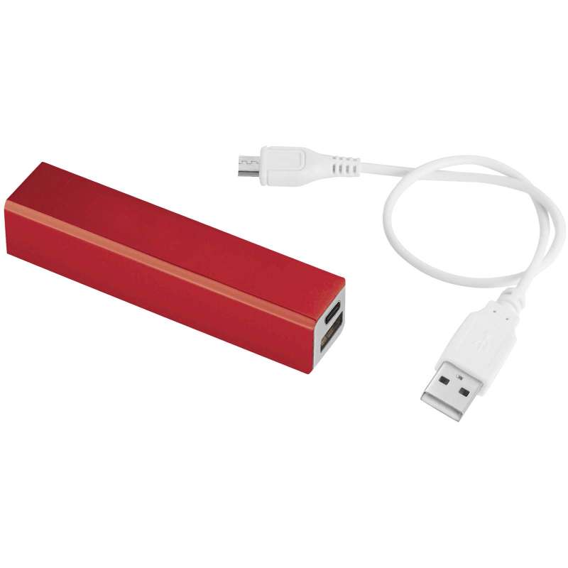 Power bank con scritte promozionali da 2200 mAh - cod. P123492