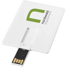 Chiavetta USB Slim da 2 GB a forma di carta di credito - cod. P123520