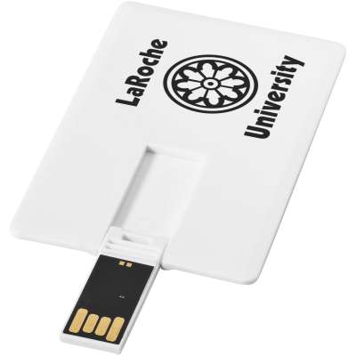 Chiavetta USB Slim da 4 GB a forma di carta di credito - cod. P123521